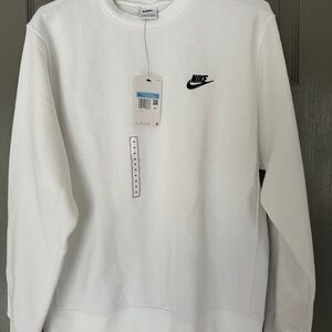 Nike Men's White Sweatshirt
